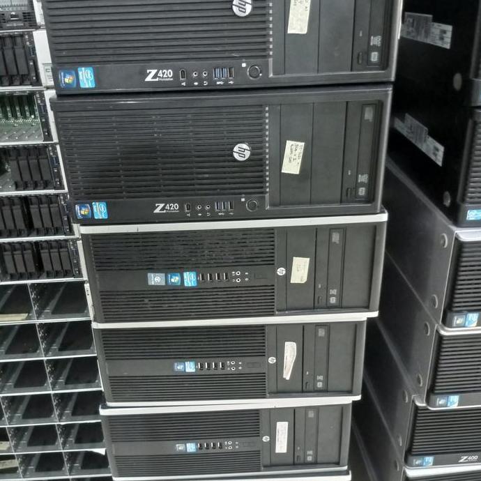 TERBARU HP WORKSTATION Z420 Xeon E5 2670 Ecc 16GB SATA 1TB VGA QUADRO 600