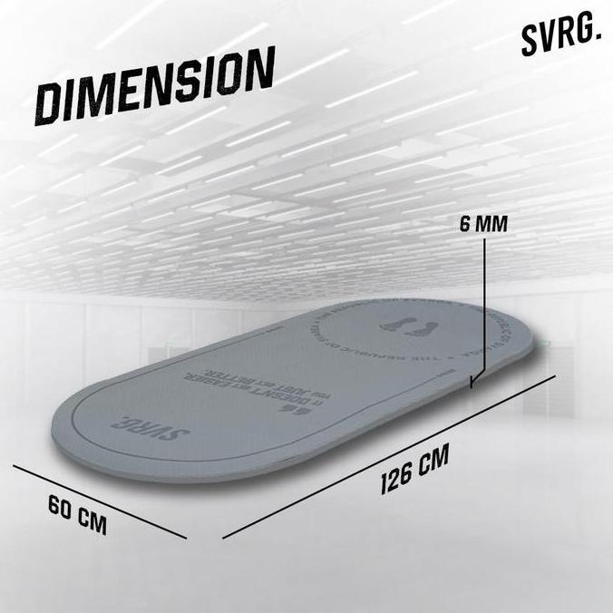 SVRG. Skipping Mat 6 mm - Jump Rope Mat - Matras Lompat Tali - Matras