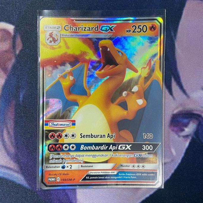 pokemon (ID) charizard gx indomaret - 159/SM-P - FOIL PREMIUM