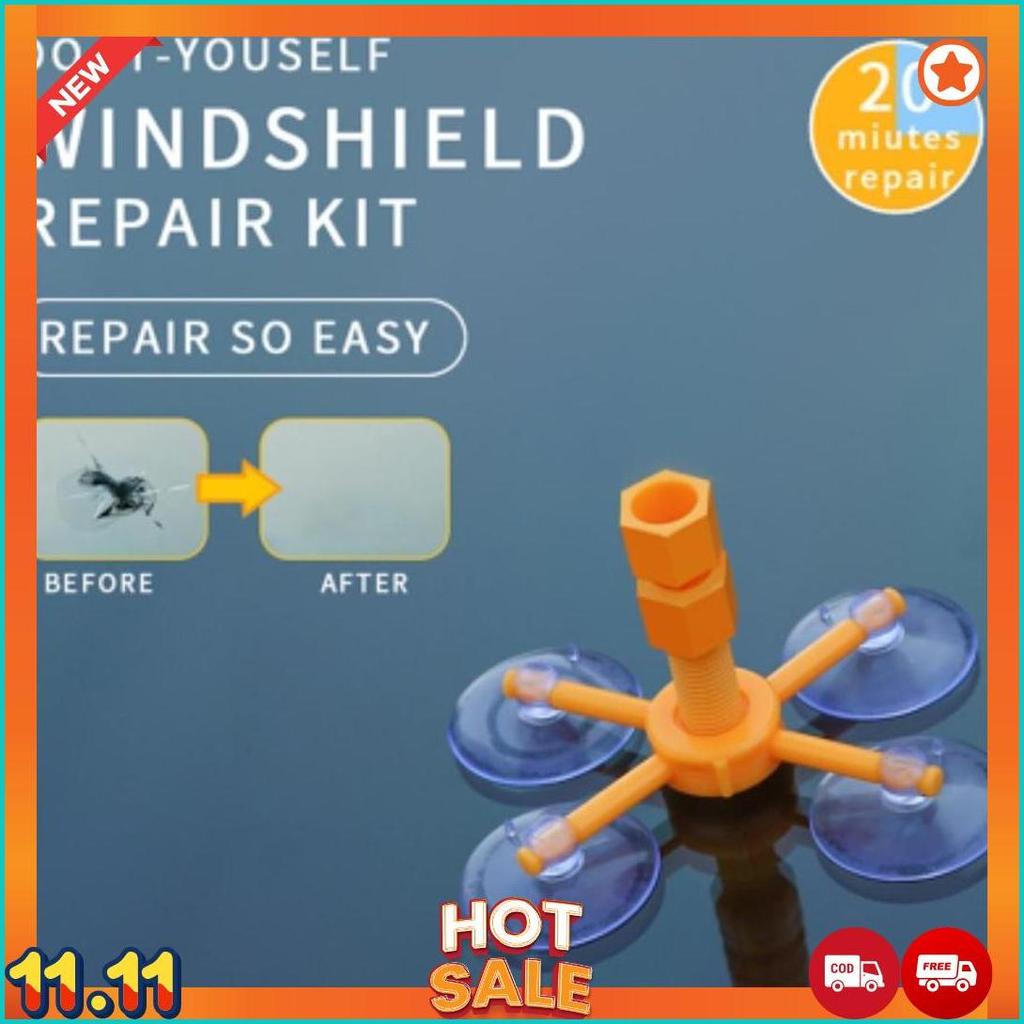 Windshield Repair Kit - Lem Penghilang Retak Kaca Mobil Cod  [A6]