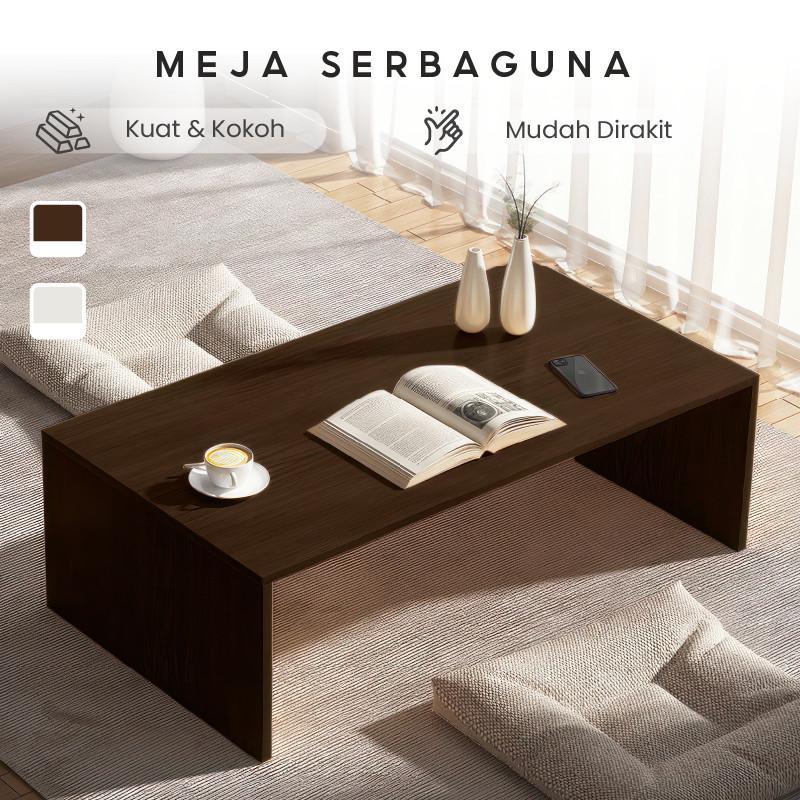 Meja Lesehan Meja Minimalis Meja Makan Lesehan Meja Belajar Serbaguna Bahan Kayu