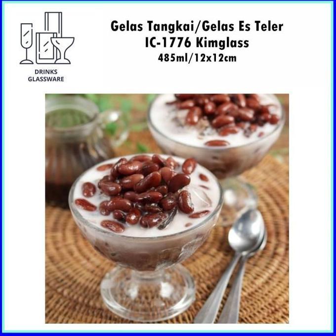 [Set 3pcs] Gelas Kaca Es/Gelas Es Buah/Gelas Es Teler Kimglass IC-1776