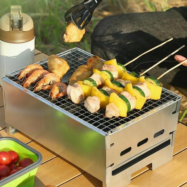Camping Bbq Grill Pemanggang Portable Camping