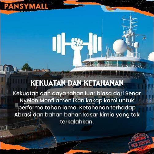 Gradeori Senar Cap Ikan Kakap  Ukuran 1000 (70)  Per Roll /Tali Senar Pancing / Senar Layangan