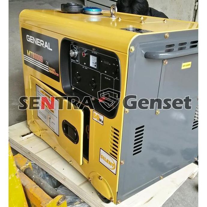 Terlaris Genset Solar General Mt6800S. Genset Silent Diesel 5000 Watt 5500 Watt