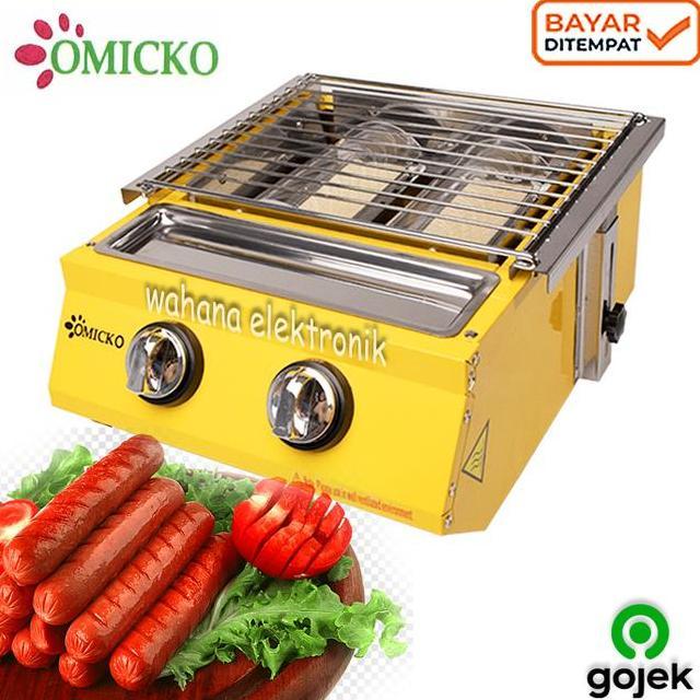 Kompor Panggang 2 Tungkusosis Bakar Ayam Ikan Sate Panggangan Gas