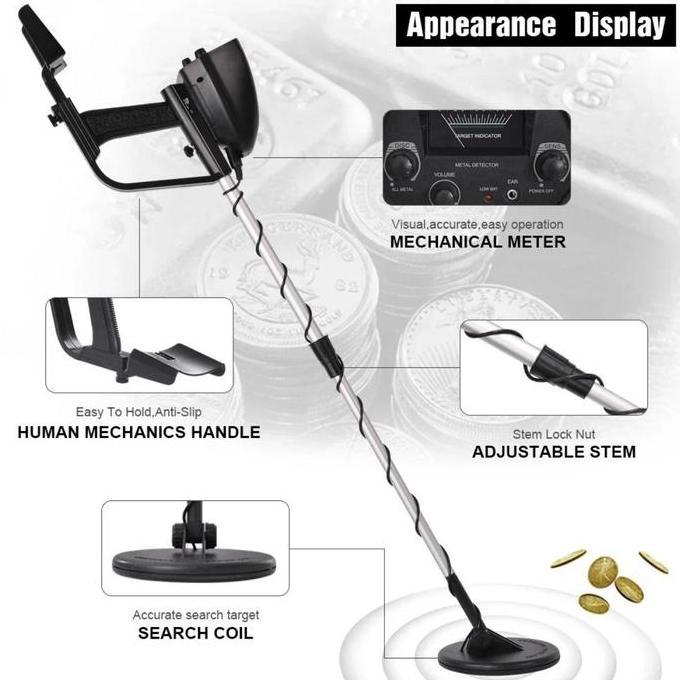 Tianxun Original Md4030 Metal Detector Tahan Air Pendeteksi Logam Detektor Logam Pendeteksi Alat Pen