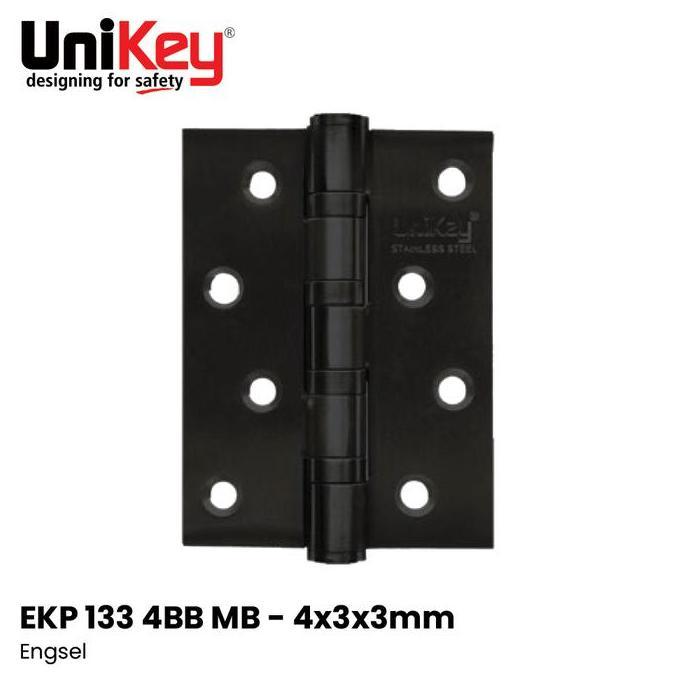 UniKey Stainless Steel Hinge EKP 133 4x3x3MM 4BB MB