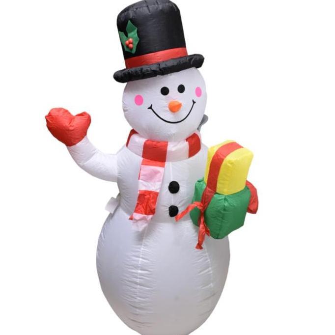 Terlaris Noelle 150 Cm Patung Balon Boneka Salju Santa Claus Dekorasi Natal