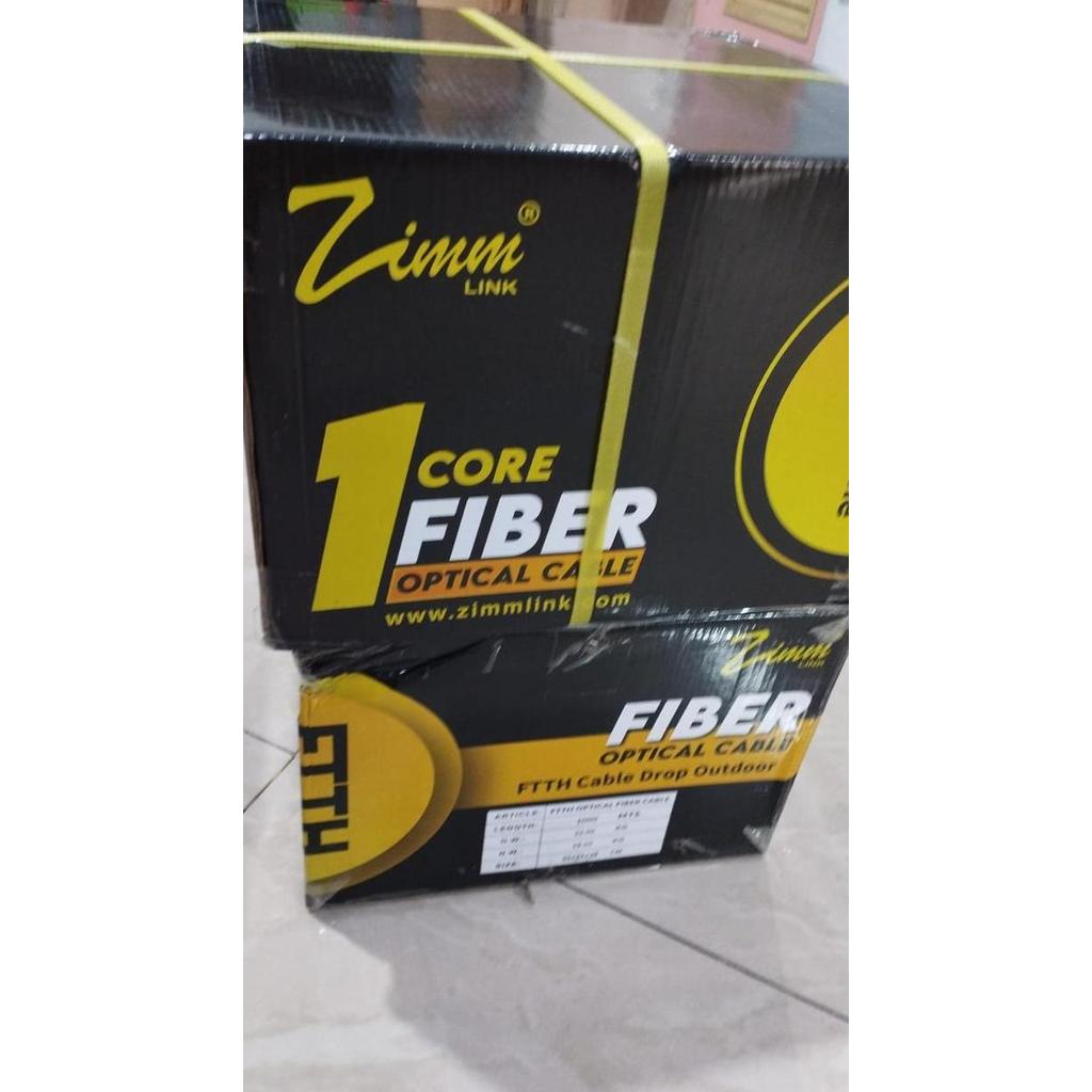 FIBER TEKNO Drop Cable 1C G657A LENGTH 1000M Kabel fo 1 core 3 seling