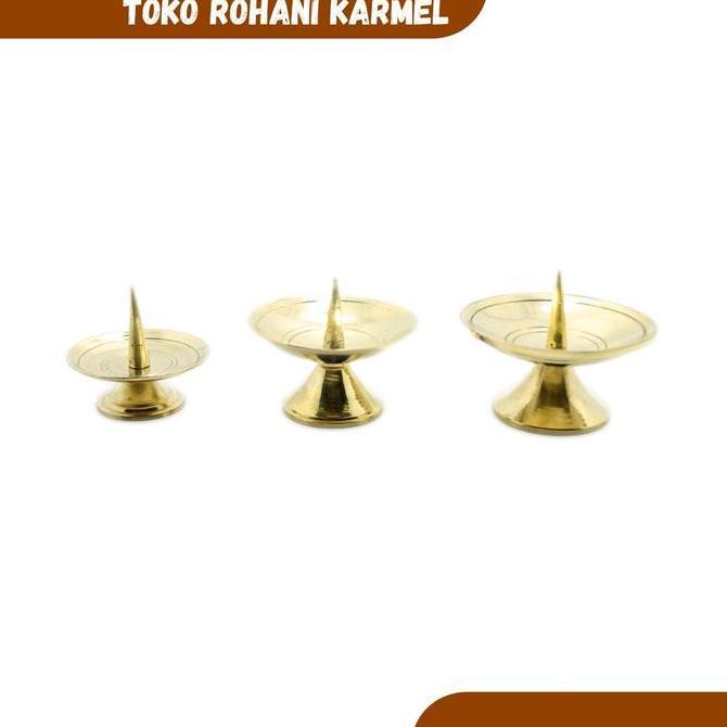 CHANDELIER LILIN DOA  / LILIN DOA KATOLIK / TEMPAT LILIN KUNINGAN / TATAKAN LILIN DOA CO
