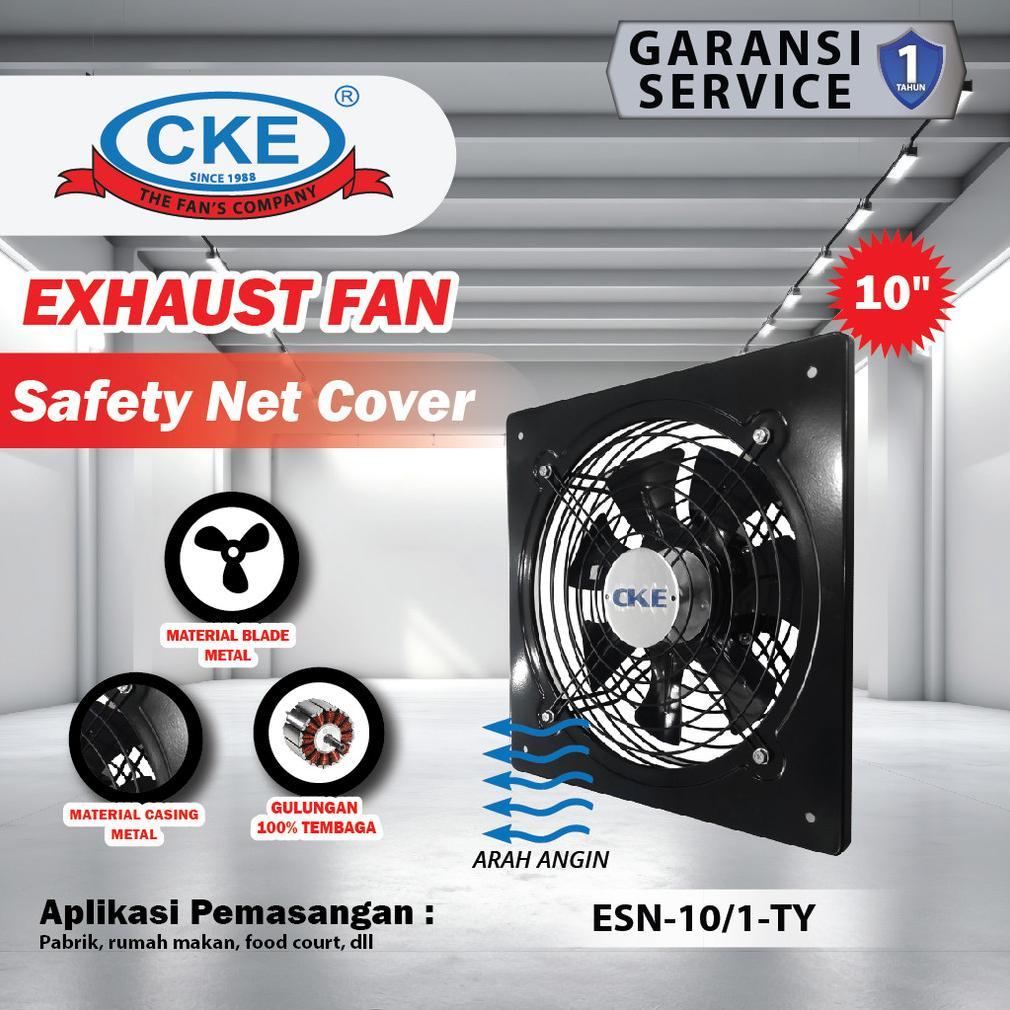 Wall Exhaust Fan 10" Inch Kipas Exhaust Fan Dinding Industrial 10 Inch