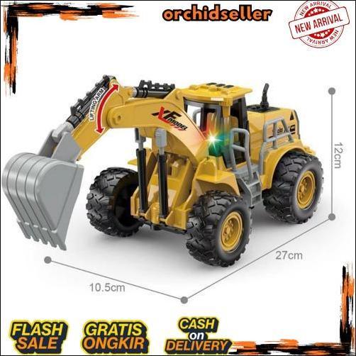 Teratas Pasar Distributor Rc Xlf Model Spray Truck 789-313B Mainan Remote Control Excavator Ghz Truc