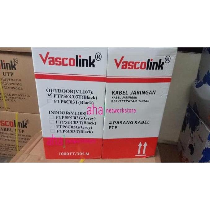 KABEL STP VASCOLINK CAT5E OUTDOOR KABEL FTP CAT5E VASCOLINK OUTDOOR