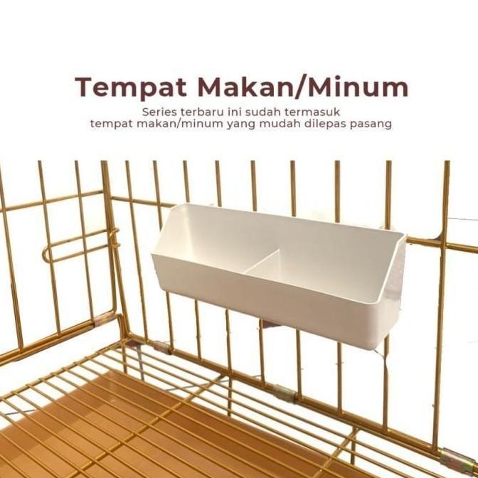 Kandang Anjing Metalik K250M / Kandang Lipat Anjing Kucing / Kandang Octagon