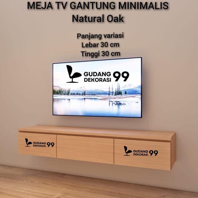 Meja Tv Minimalis Gantung / Meja Tv minimalis / Meja Tv Gantung / Cradensa Tv / Buffet Tv /  MEJA TV