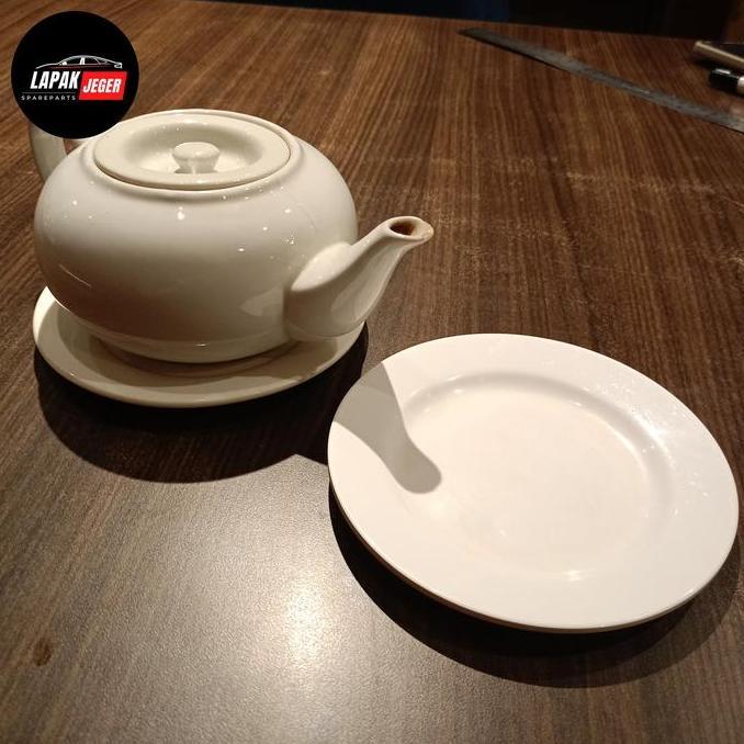 Piring BNB kecil 15cm melamin keramik putih
