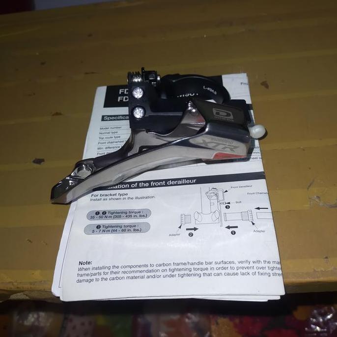 FD XTR M-980 3speed Clamp 34.9 mm tarikan Atas bawah Not Deore XT