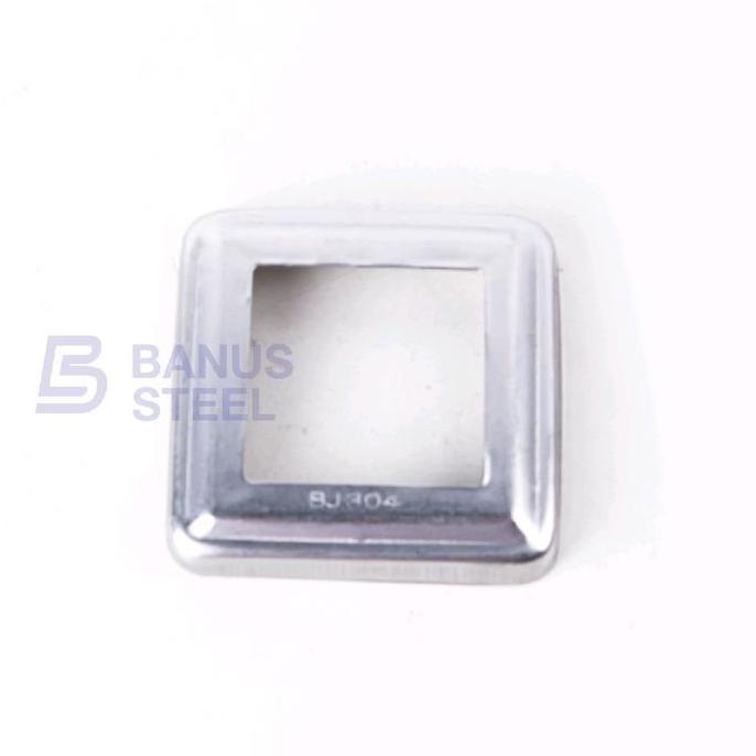 Ring hollow kotak stainless 4 cm x 4 cm / 40 x 40 mm penutup pipa