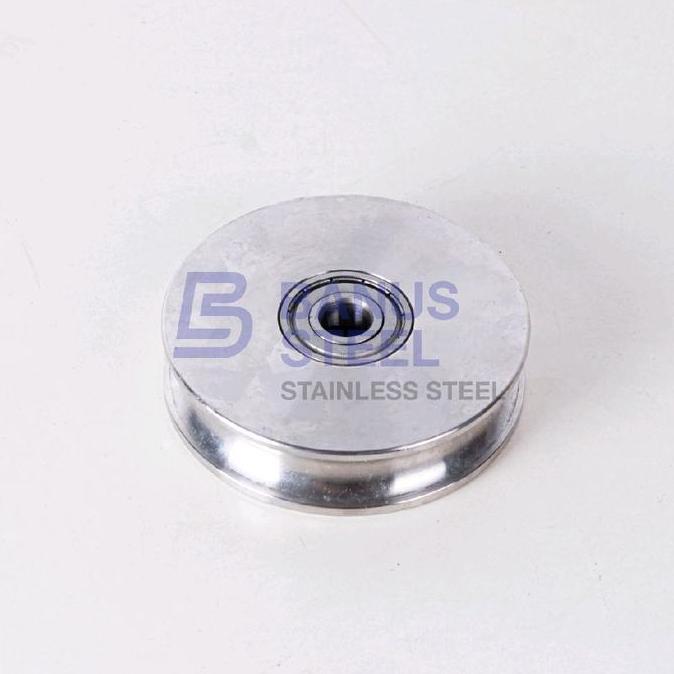 Roda stainless 4" inch 304 geser pintu geser pintu sliding gerbang