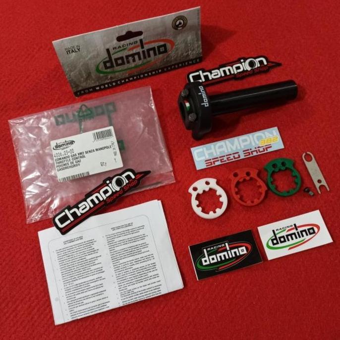 Gas Spontan Domino Racing XM2 Black Original Italy All New NMAX 2020