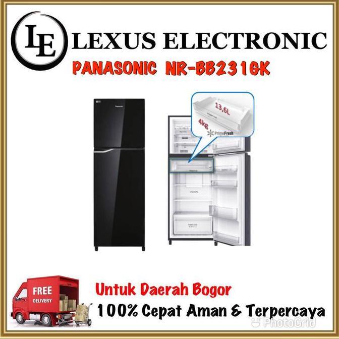 Sale Panasonic Kulkas 2 Pintu | Nr-Bb231Gk | Bb231Gk | Econavi Inverter