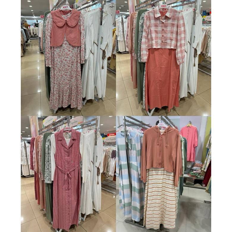 EXIT - SALE Dress Gamis Wanita (S-XXL)