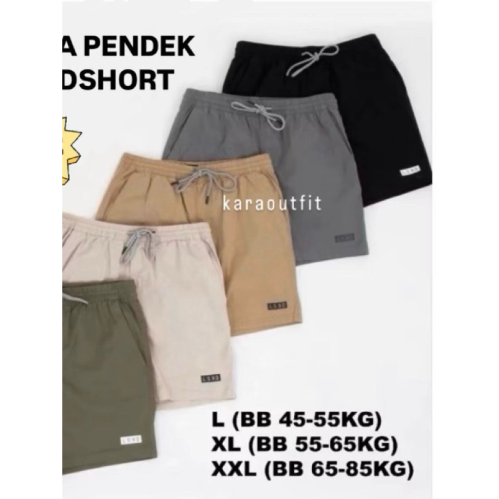 Yulia Store Celana Pendek Pria Broadshort / Boardshort Premium Harian Santai
