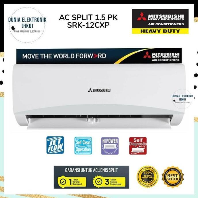 AC MITSUBISHI 1.5 PK SRK12CXP HEAVY INDUSTRIES ac mitsubishi srk 12cxp