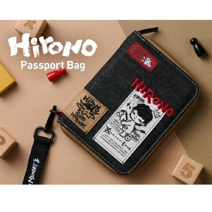 Hirono Echo Passport Bag pop mart dompet SMR