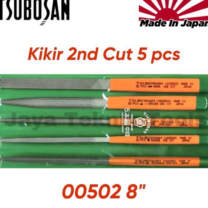 Promo Kikir Besi Tsubosan Set Jepang 5 pcs 2nd Cut 00502 Diskon