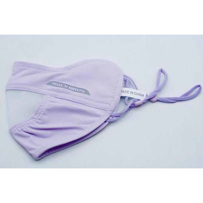 Rockbros Kz006 Purple Mask Masker Ungu Olahraga Breathable Anti Uv
