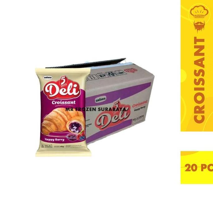 Savoria Croissant 5 Days Deli 1 Dus isi 20 pc