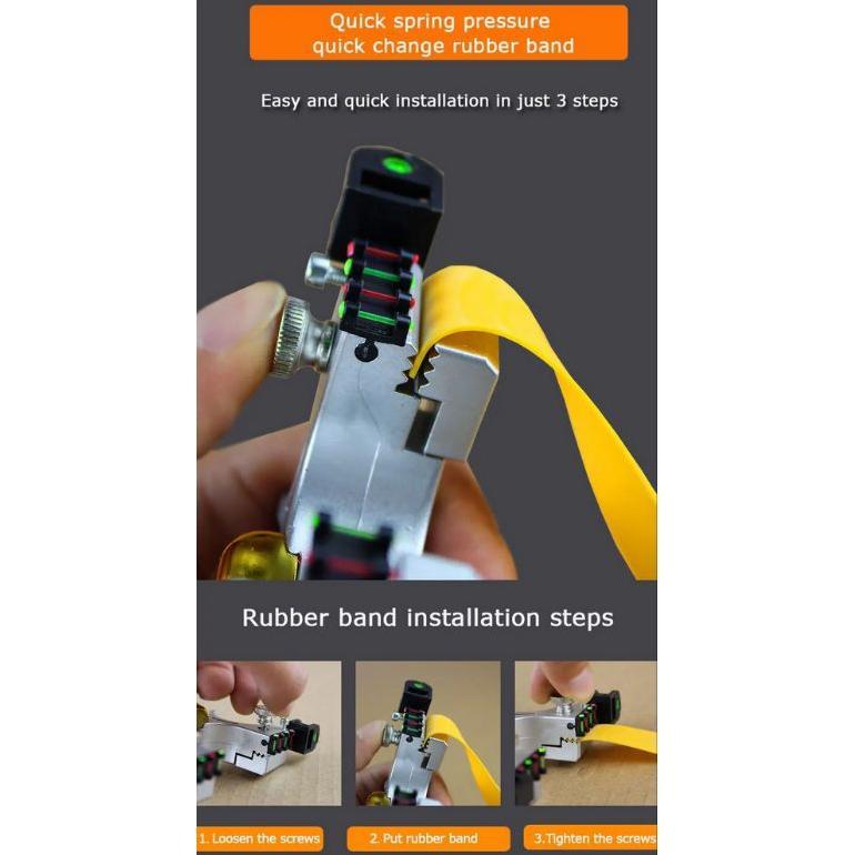 Ketapel Laser / Ketapel Slingshot /Ketapel Plitengam Berburu Mudah