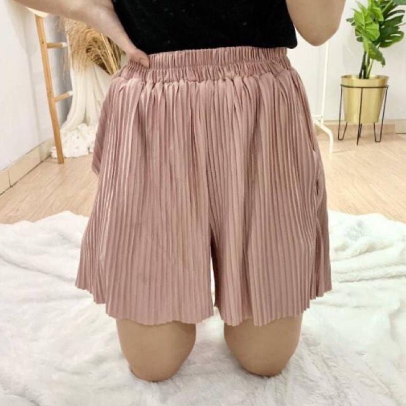 Hotpents Plisket Besar Plisket Klok/Hotpents Nagita/Hotpen Jumbo Pendek Kualitas Tertinggi