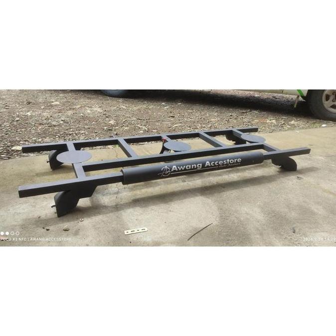 RAK KABIN THULE TRUK MODEL KEKINIAN BAHAN BESI ROLL BAR ROFFRACK CABIN TRUCK CAR ORIGINAL DAN TERPER