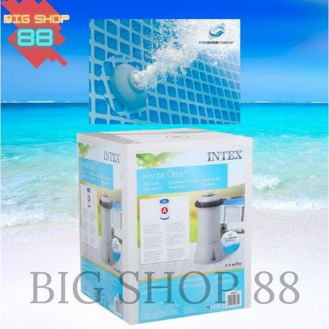 Diskon Intex Pompa Filter Kolam Renang Krystal Clear New