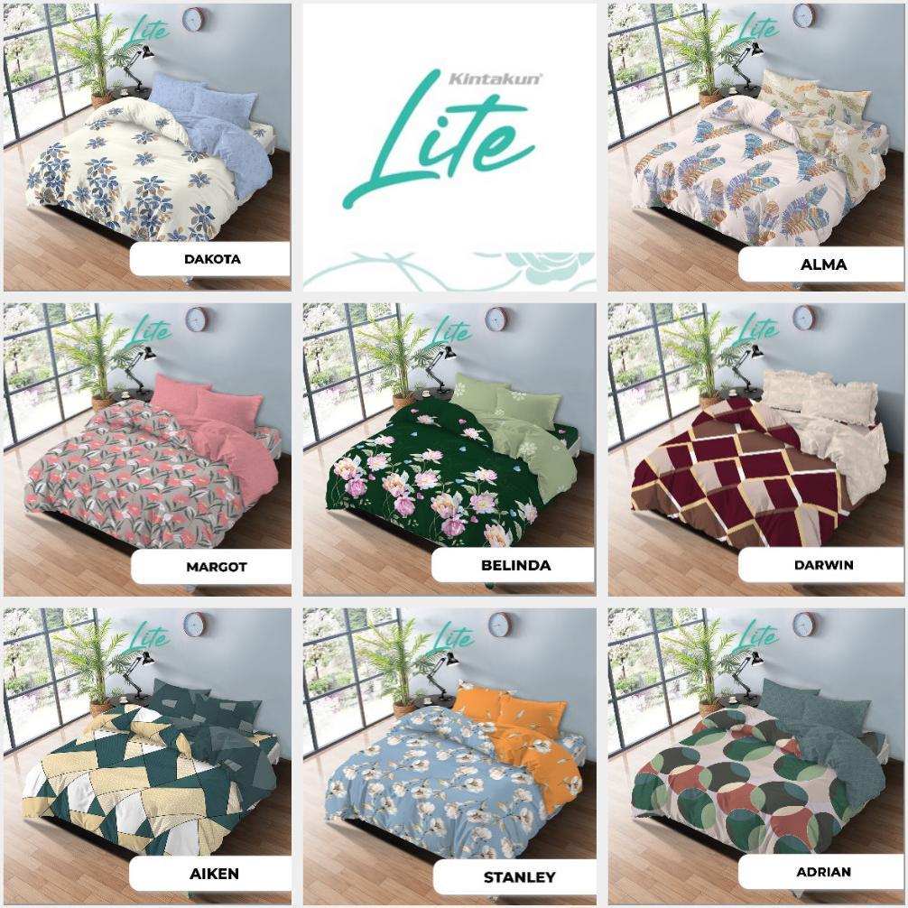 Bedcover Set Kintakun LITE Sprei Rumbai & Sprei Flat