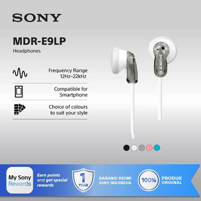 Sony Mdr-E9Lp Ex Ear Earphone / E9 Lp / Mdre9 / E9-Lp