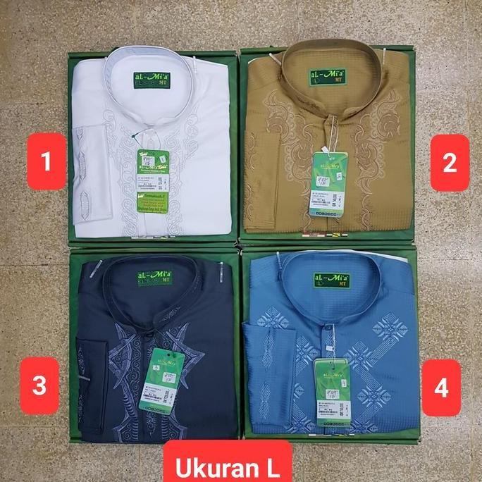 koko al Mia lengan panjang original Al-mia ukuran L Terlaris