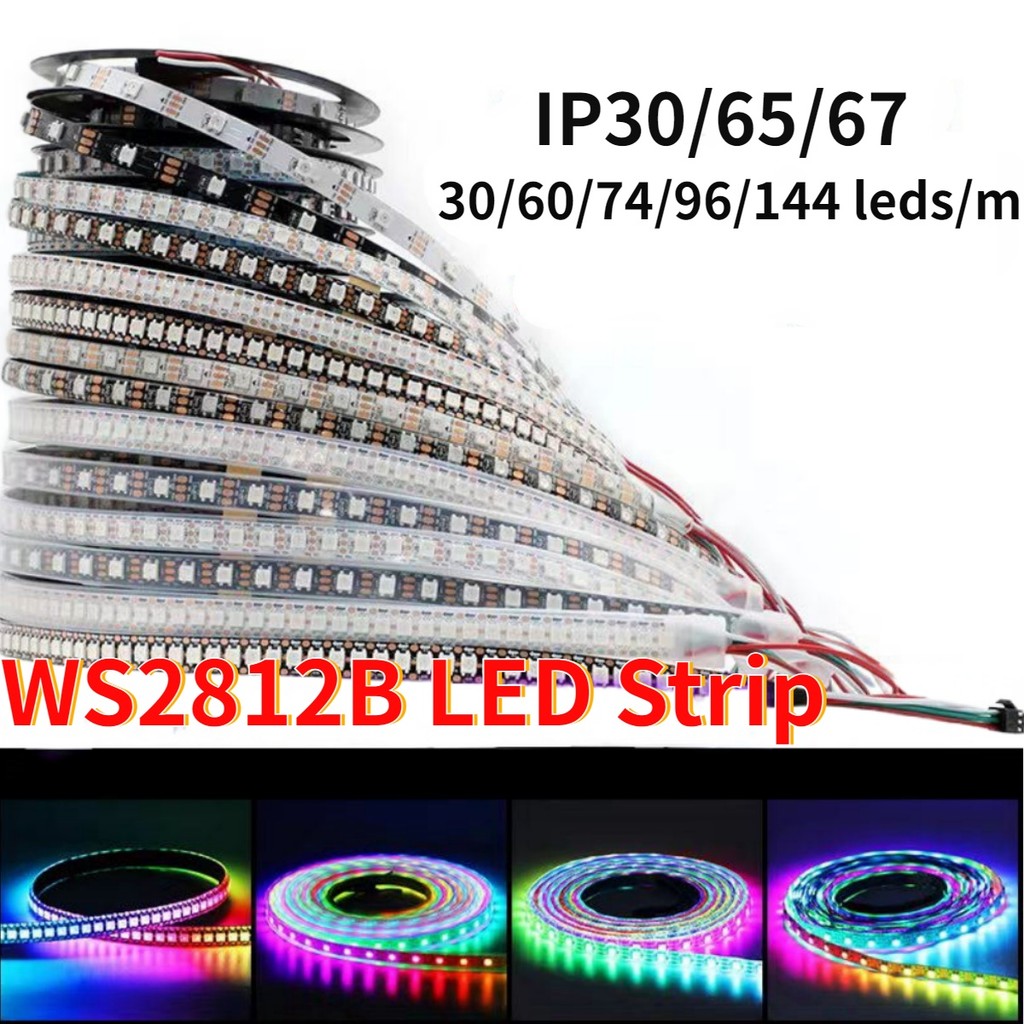 DC5V WS2812B Led Lights WS2812 RGB Led Strip Light Pixel Smart Address Individual Magic Pixels Magic