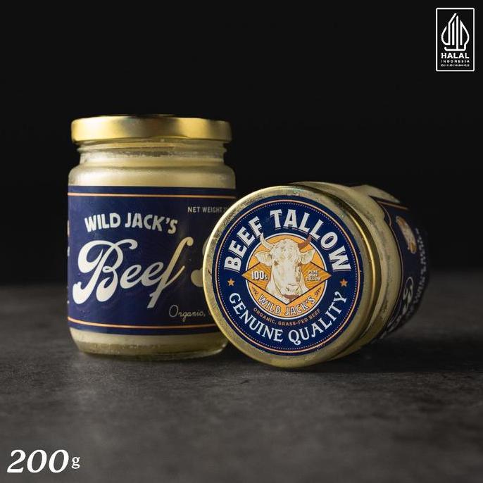 Beef Tallow / Grass Fed Beef Tallow / 200 gr