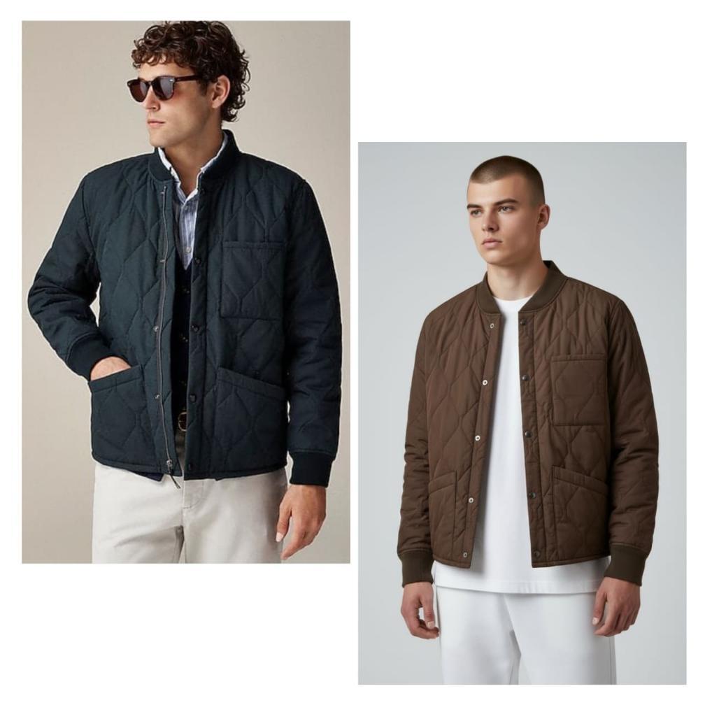 Jacket J.Crew Quilted Flight Jacket With PrimaLoft For Men