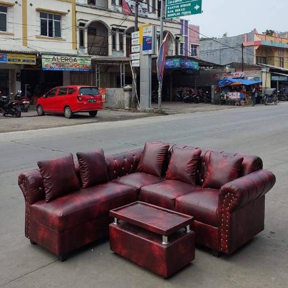 Sofa L Putus / Sofa L Kancing / Sofa Kancing / Sofa L1