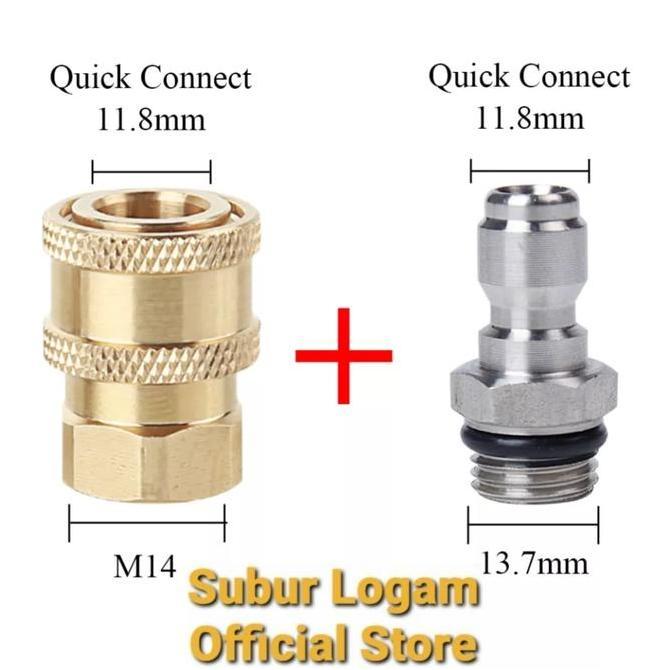 Connector Adapter untuk Jet Cleaner Orion Superjet 100SM ke Foam Lance H&L Superjet100SM Superjet 10