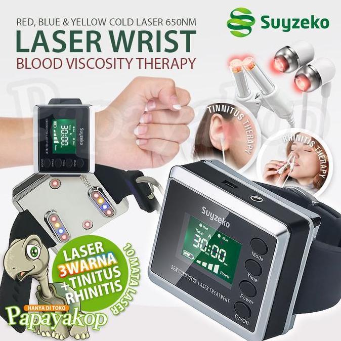 Jam Laser Terapi Darah & Jantung 10 Mata Laser Suyzeko dr Kesehatan