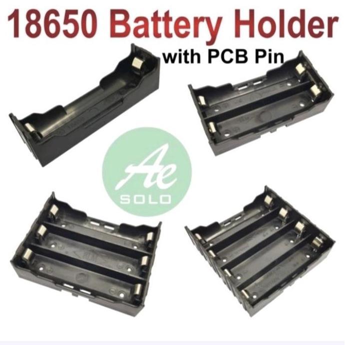 Holder Baterai 18650 Seri / Paralel plat