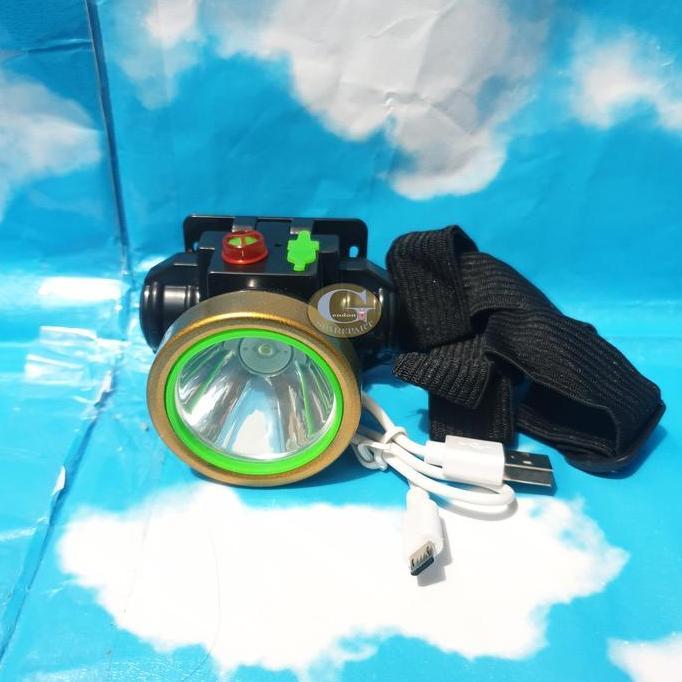 Spesial Senter Kepala Headlamp Super Led 10W / Senter Kepala Anti Air