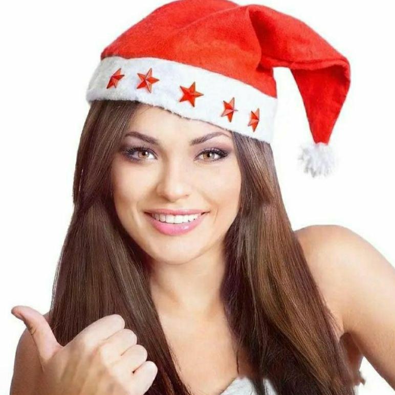 Topi Natal/Topi Merry Christmas Trend