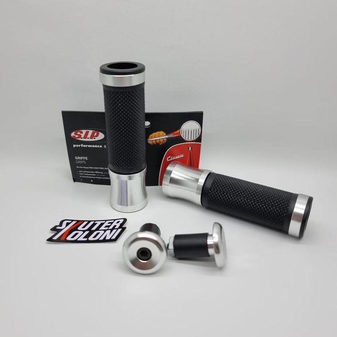 SIP Handgrip CNC Grip Silver Vespa New PX PX PS Excel Exclusive 2